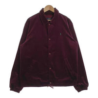 POLO RALPH LAUREN ポロラルフローレン CORDUROY COACH JACKET コーデュロイ コーチジャケット バーガンディー Size L 福生店