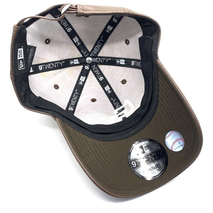 New Era ニューエラ MLB サンディエゴ・パドレス 9FIFTY フェイクレザー ベースボールキャップ ブラウン 福生店