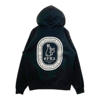FR2 エフアールツー プリント ジップアップ スウェットパーカー ブラック Size L 瑞穂店