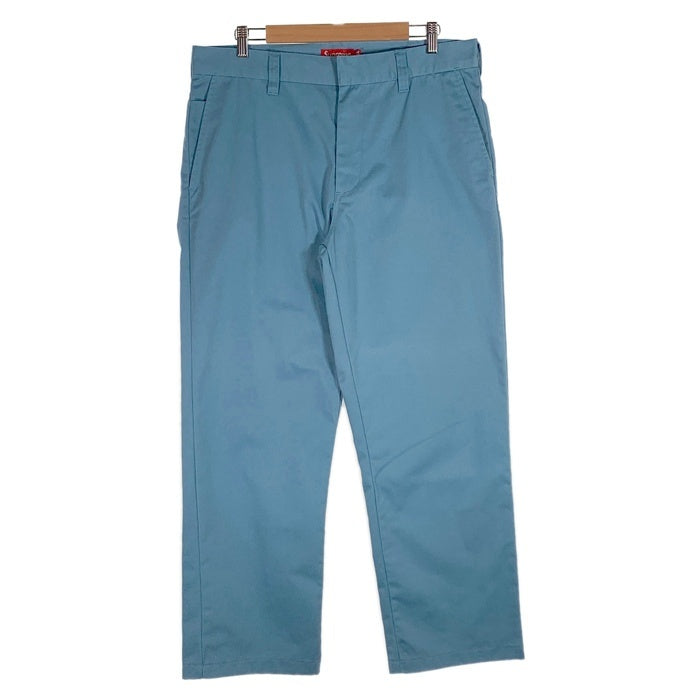 SUPREME シュプリーム Work Pants チノ ワークパンツ ライトブルー 水色 ワングラム Size 34 福生店