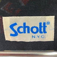 Schott ショット シロクマ総柄 シャツ ブラック sizeS 瑞穂店