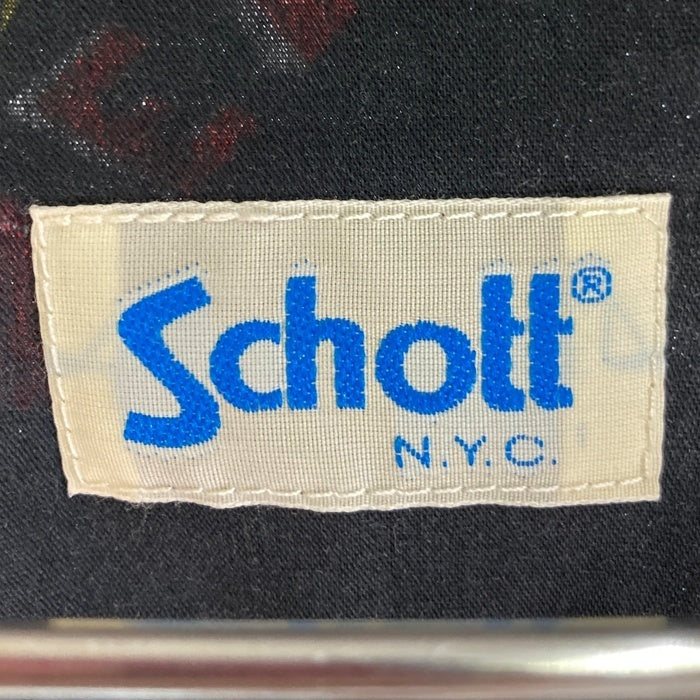 Schott ショット シロクマ総柄 シャツ ブラック sizeS 瑞穂店