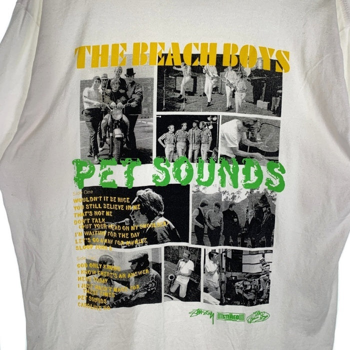 STUSSY ステューシー 21SS The Beach Boys ビーチボーイズ フォトプリントTシャツ ホワイト メキシコ製 Size L 福生店