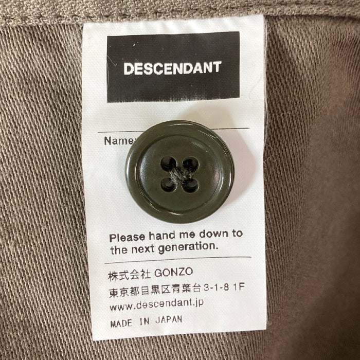 DESCENDANT ディセンダント ベイカー ハーフパンツ カーキ size3 瑞穂店