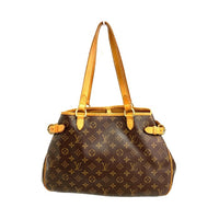 LOUIS VUITTON ルイヴィトン M51154 モノグラム バティニョール オリゾンタル トートバッグ ショルダー ブラウン 瑞穂店