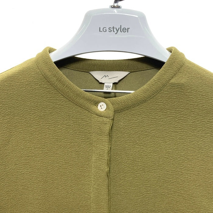 MOUSSY M＿  マウジー FLY FRONT ブラウス カーキ sizeF 瑞穂店
