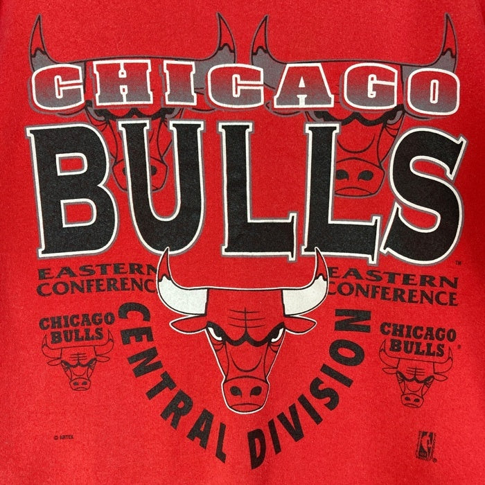 ONEITA オニータ USA製 90S CHICAGO BULLS スウェット トレーナー レッド sizeM 瑞穂店