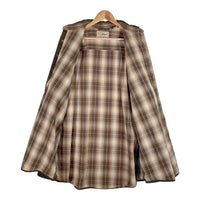 L.L.Bean エルエルビーン ダック地 シャツジャケット 裏地フランネル カーキ カナダ製 Size XL 福生店