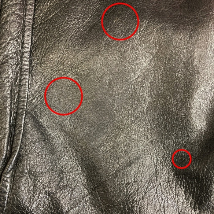 ブランド不明 レザーフライトジャケット ブラック Size M 相当 瑞穂店