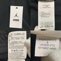 SUPREME シュプリーム 24AW Jordan Tricot Track Jacket ジョーダン トリコット トラックジャケット ブラック HF0830-010 Size S 福生店