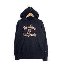 Champion チャンピオン リバースウィーブ プルオーバースウェットパーカー 単色タグ復刻 カレッジワッペン ブラック C3-W112 Size L 福生店