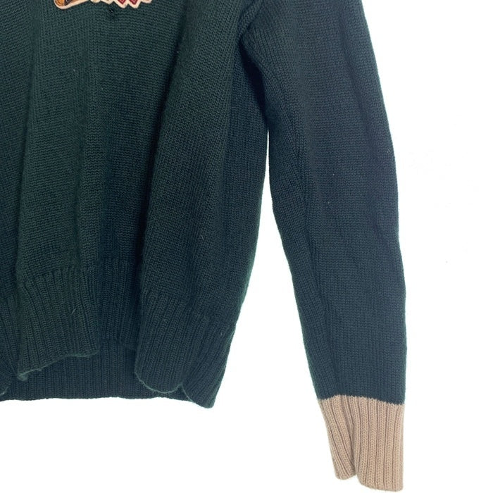 Ralph Lauren ラルフローレン RUGBY ラグビー インディアンヘッド セーター グリーン Size M 福生店