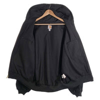 Carhartt カーハート Duck Active Jacket ダック アクティブジャケット ジップアップパーカー ブラック J131-BLK USA製 Size XL-R 福生店