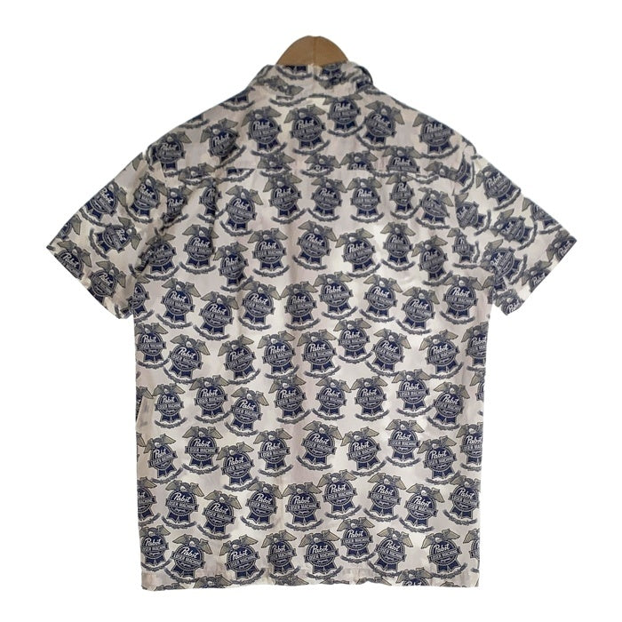 Pabst Blue Ribbon パブストブルーリボン LOSER MACHINE ルーザーマシーン 半袖 シャツ ホワイト ブルー Size M 福生店