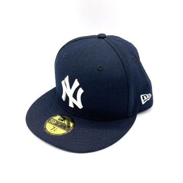 NEW ERA ニューエラ 59FIFTY ニューヨークヤンキース ベースボールキャップ ネイビー size7 3/8 瑞穂店
