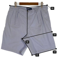 Polo by Ralph Lauren ポロラルフローレン TYLER SHORT タイラーショーツ オックスフォード 2タックショートパンツ ライトブルー Size 38 福生店