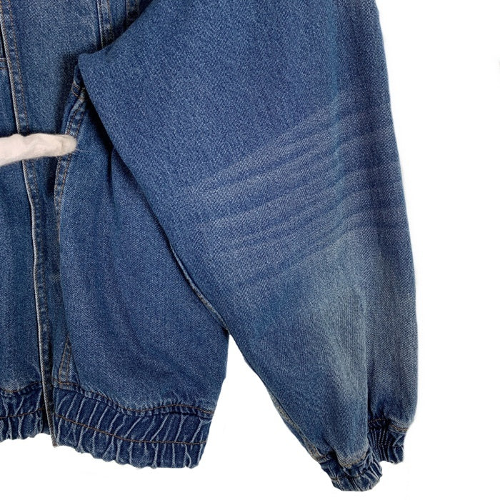 ADAM ET ROPE アダムエロペ 23SS ドライタッチデニム スタンドカラーブルゾン ジップアップジャケット ライトブルー GML-03080-A Size M 福生店