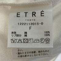 ETRE TOKYO エトレトウキョウ 22SS クロップド ロンT カットソー ホワイト sizeF 瑞穂店