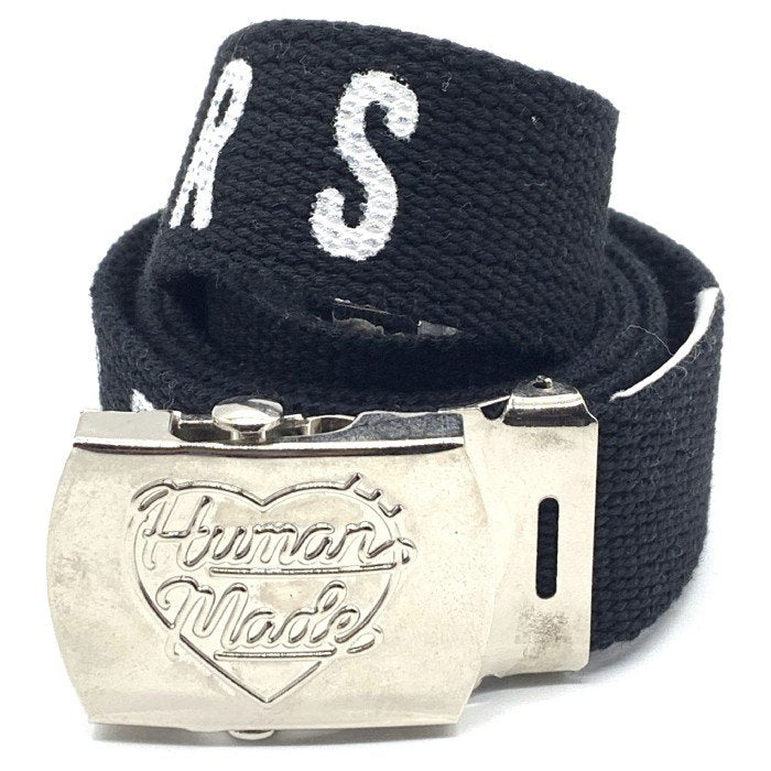 HUMAN MADE ヒューマンメイド HEART WEB BELT ガチャベルト ネイビー プリント 福生店