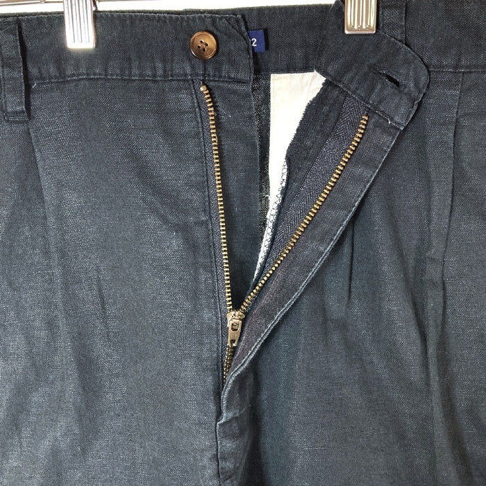 CHAPS RALPH LAUREN チャップスラルフローレン リネン ツータックショートパンツ ブラック size32 瑞穂店