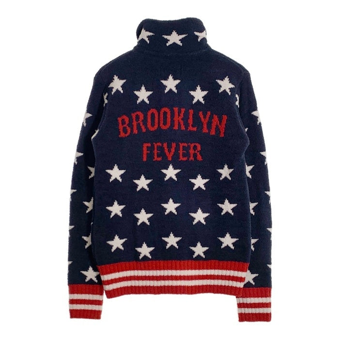 TMT ティーエムティー 19AW SHAGGY BOA STAR ZIP UP JACKET シャギーボア スタージップジャケット ネイビー TKN-F1901 Size L 福生店
