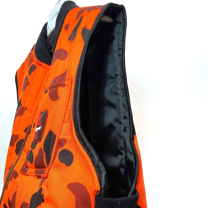 SUPREME シュプリーム 20AW RefrigiWear Insulated Iron-Tuff Vest リフレッジウェア インスレイトアイアンタフベスト 中綿 オレンジ Size M 瑞穂店