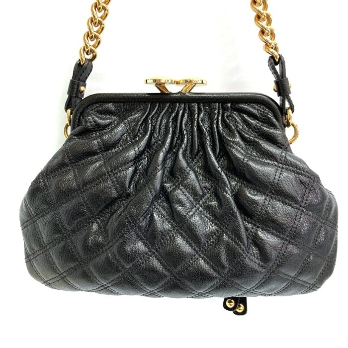 MARC JACOBS マークジェイコブス がま口 チェーン 2way ショルダーバッグ ブラック 瑞穂店