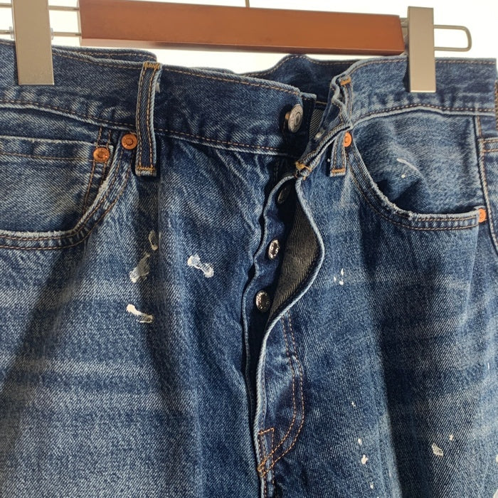 LEVI'S PREMIUM リーバイス ジャーナルスタンダード別注 501 デニムパンツ USED/ペンキ加工 インディゴ 0047H-0000 Size 34×28 福生店