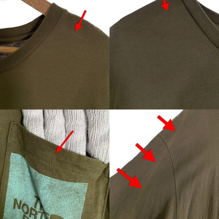 SUPREME シュプリーム 23SS THE NORTH FACE ノースフェイス Printed Pocket Tee プリントポケットTシャツ カーキ NT02309I Size XXL 福生店