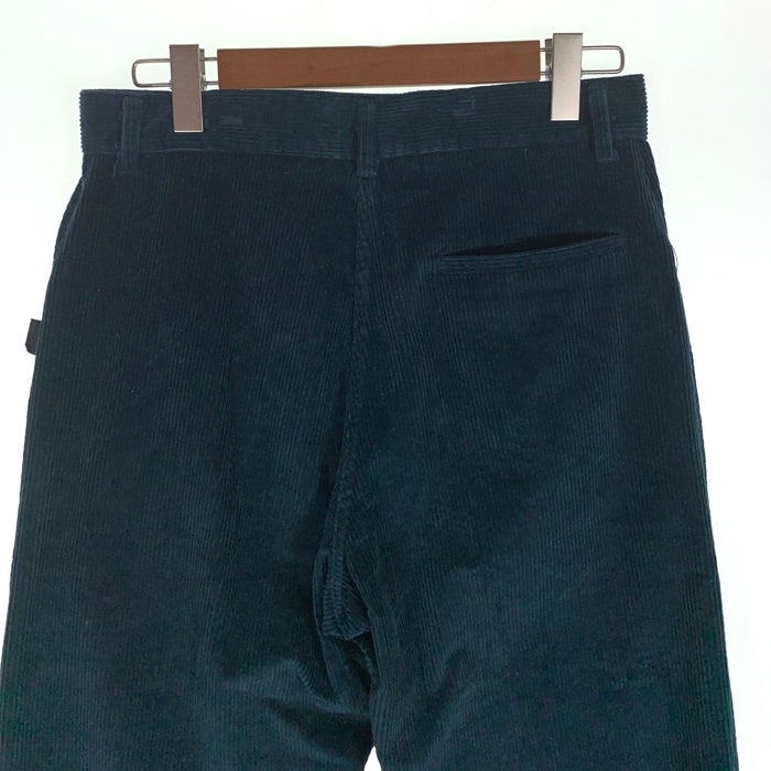 80's STUSSY ステューシー 太畝コーデュロイ 5ポケットパンツ テーパード グリーン USA製 TALON42 黒タグ Size 31 福生店