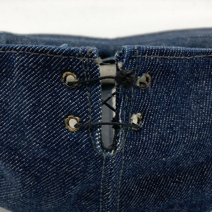EVISU エヴィス 初期タグ カモメペイント デニム5パネルキャップ 帽子 インディゴ 瑞穂店