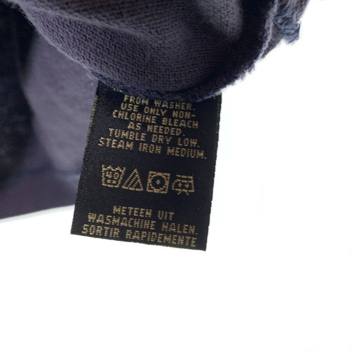 90's RRL ダブルアールエル 鹿の子 ポロシャツ チェック切替 ネイビー 三ツ星 Size XL 福生店