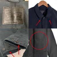 Levi's リーバイス エンジニアコート カバーオールジャケット ブラック PC9-29655-0000 Size L 福生店