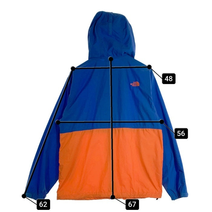 THE NORTH FACE ノースフェイス Compact Jacket コンパクトジャケット オレンジ ブルー NP21230 Size M 福生店