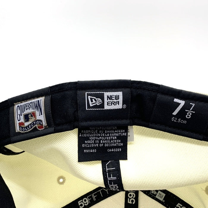 New Era ニューエラ 59FIFTY ニューヨーク・メッツ 25周年パッチ ベースボールキャップ クリーム グリーン Size 7 7/8 (62.5cm) 福生店