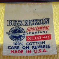 BuzzRickson's バズリクソンズ BR78018 AIR FORCE ACADEMY Tシャツ イエロー sizeXL 瑞穂店