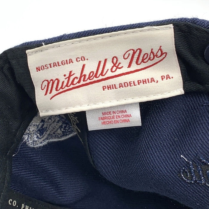 Mitchell & Ness ミッチェルアンドネス ジョージタウン・ホヤス スナップバックキャップ ネイビー 刺繡 ワッペン 福生店