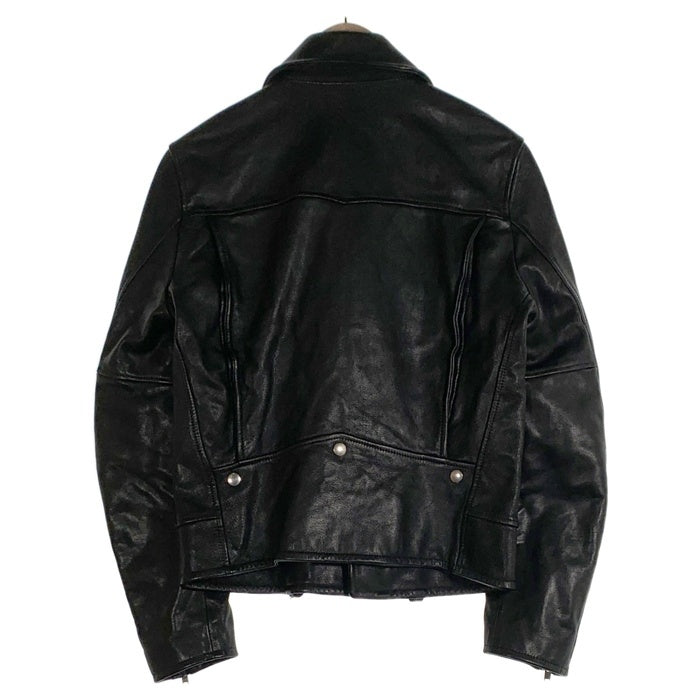 Rags McGREGOR ラグスマックレガー 16AW DOUBLE RIDERS STUDS LEATHER JACKET ダブルライダース スタッズ レザー ジャケット ゴートレザー 211146604 ブラック Size L 福生店