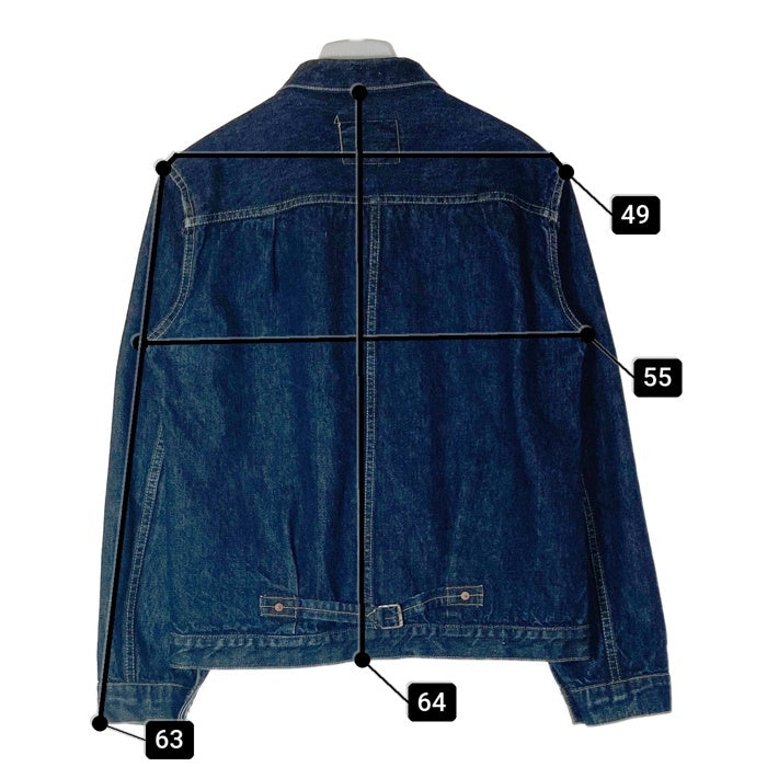 TCB JEANS ティーシービージーンズ 40's 大戦 デニムジャケット Tバック インディゴ Size42 瑞穂店
