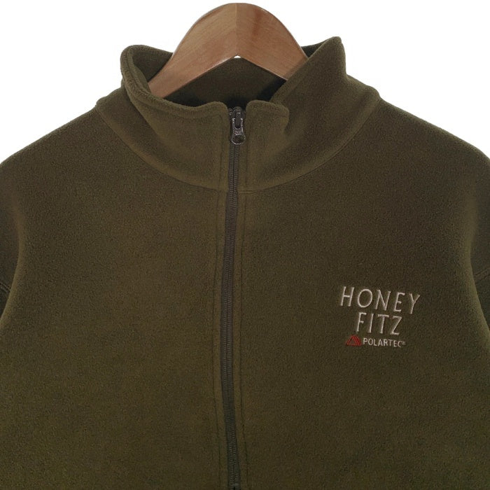 HONEY FITZ ハニーフィッツ ハーフジップ プルオーバーフリースジャケット ポーラテック オリーブ Size M 福生店