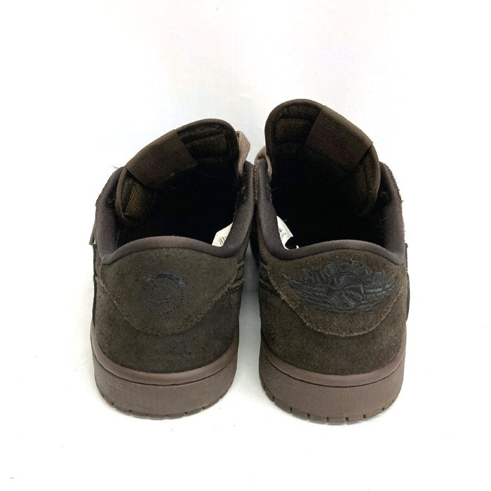 NIKE×Travis Scott ナイキ×トラヴィススコット DM7866-202 AIR JORDAN1 LOW OG SP スニーカー ダークブラウン size27cm 瑞穂店