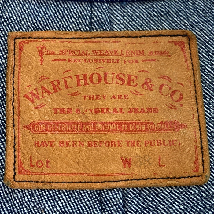 WAREHOUSE ウエアハウス 2161 TAILOR STYLE DENIM JACKET 4B デニム テーラードジャケット インディゴ Size38 瑞穂店
