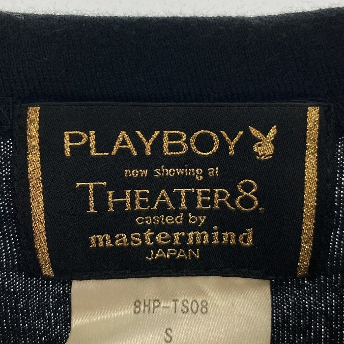 PLAYBOY プレイボーイ×THEATER8 シアターエイト×mastermind マスターマインド トリプルコラボTシャツ ブラック sizeS 瑞穂店