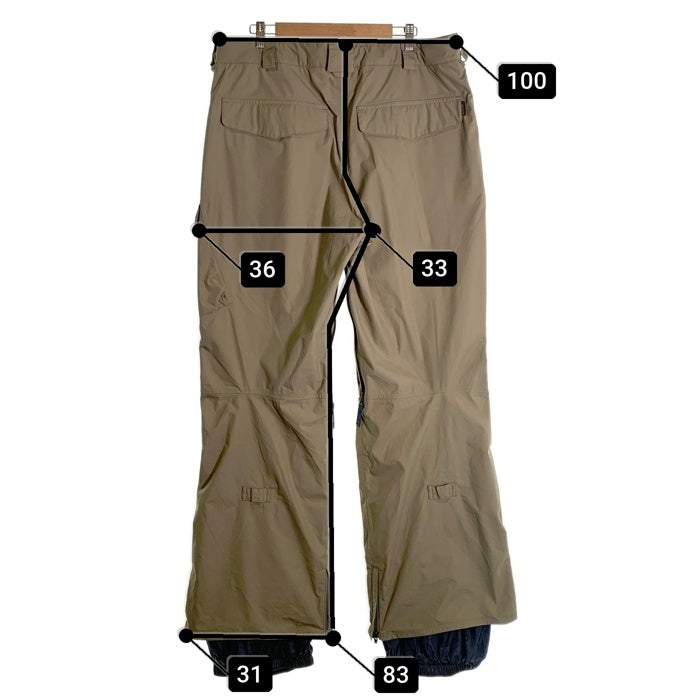 BURTON バートン POACHER PANT ナイロン スキーパンツ カーキ Size XL 福生店
