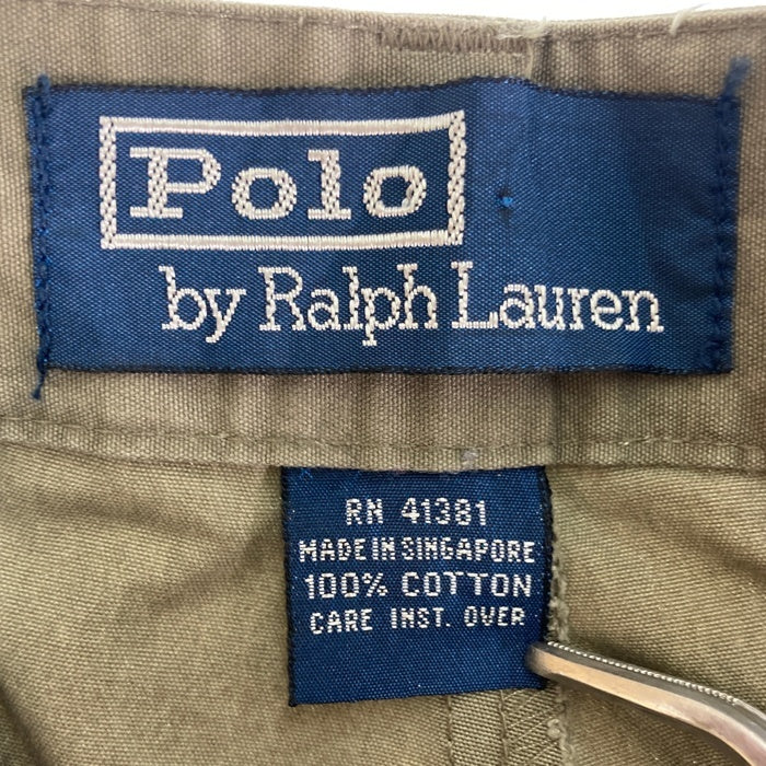 Polo Ralph Lauren ポロラルフローレン HAMMOND ツータックチノパンツ カーキ size35 瑞穂店