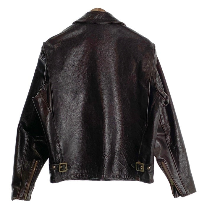 Schott ショット 642VS レザーシングルライダースジャケット ライナー無し チェリーブラウン Size 40 福生店