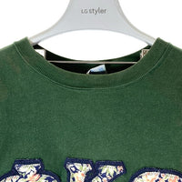 Champion チャンピオン 刺繍タグ USA製 リバースウィーブ PHI KAPPA THETA  フラタニティ 目無し スウェットトレーナー グリーン sizeL 瑞穂店