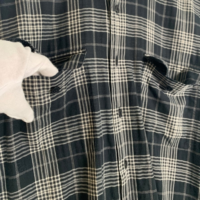90's Polo by Ralph Lauren ポロラルフローレン BENFORD チェックシャツ ブラック ホワイト Size XXL 福生店