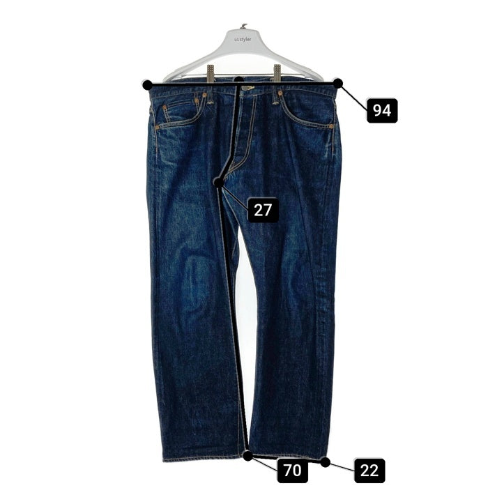 The REAL McCOY’S リアルマッコイズ JOE McCOY 906S ジョーマッコイ タイトストレート デニムパンツ インディゴ size36 瑞穂店