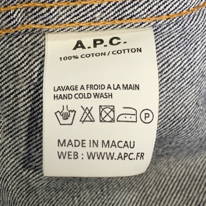 A.P.C. アーペーセー デニムジャケット インディゴ マカオ製 Size S 福生店